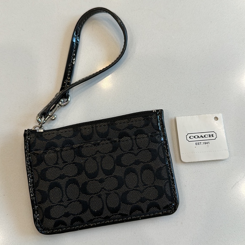 Coach Wristlet Key Chain Fob Ring
